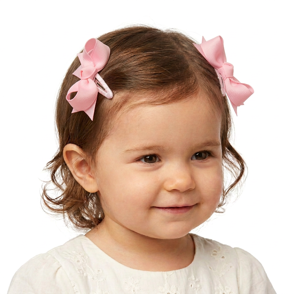 Niña usando el par de cucas rosa modelo 2335